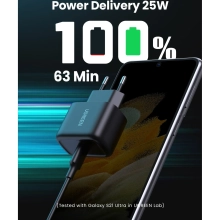 Купить Зарядное устройство Ugreen CD250 25W USB-C PD + USB-C Cable Black (50581) - фото 3