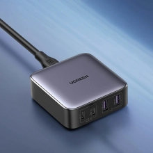 Купить Зарядное устройство Ugreen CD327 Nexode 65W 4xUSB (2хUSB-C+2xUSB-A) GaN Black/Grey (90747) - фото 3