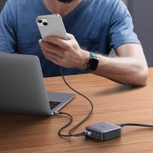 Купить Зарядное устройство Ugreen CD327 Nexode 65W 4xUSB (2хUSB-C+2xUSB-A) GaN Black/Grey (90747) - фото 8