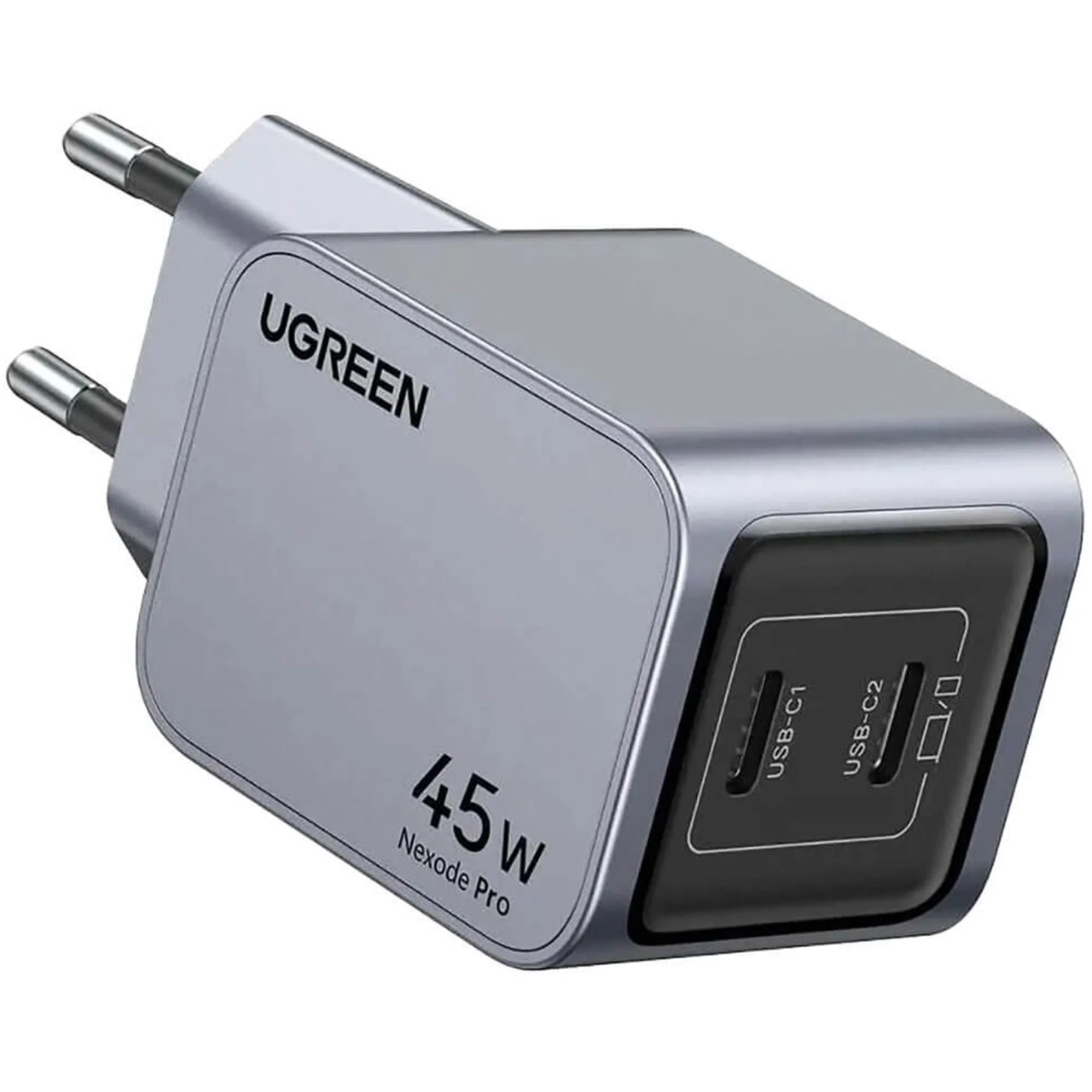 Купить Зарядное устройство Ugreen X707 Nexode Pro 45W 2xUSB-C PD GaN Gray (35008) - фото 3