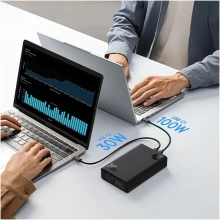 Купить Павербанк УМБ Baseus Adaman 24000mAh 140W (P10021508113-00) Black - фото 5