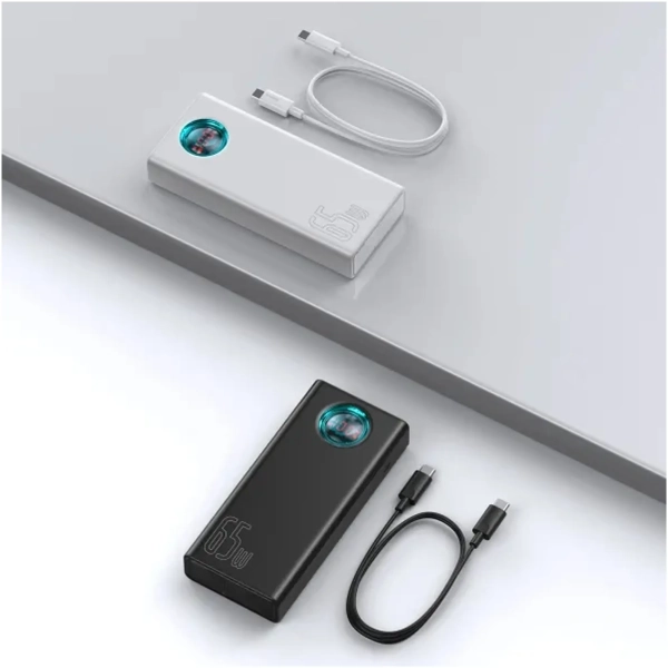 Купить Павербанк УМБ Baseus Amblight 30000mAh 65W (PPLG000102) White - фото 9