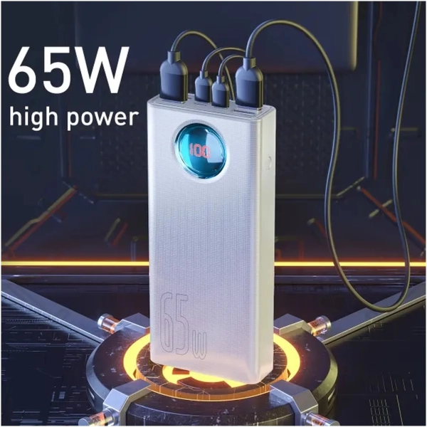 Купить Павербанк УМБ Baseus Amblight 30000mAh 65W (PPLG000102) White - фото 11