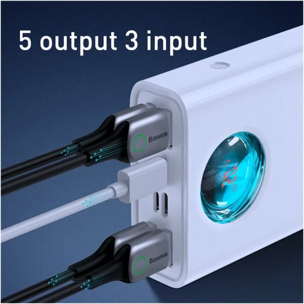 Купить Павербанк УМБ Baseus Amblight 30000mAh 65W (PPLG000102) White - фото 14