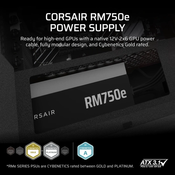 Купить Блок питания Corsair RM750e 750W 80+ Gold (CP-9020295-EU) - фото 6