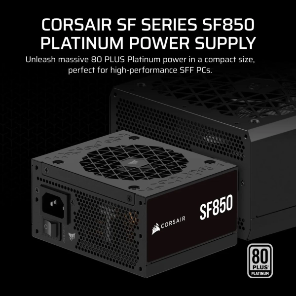 Купити Блок живлення Corsair SF850 850W 80+ Platinum (CP-9020256-EU) - фото 7
