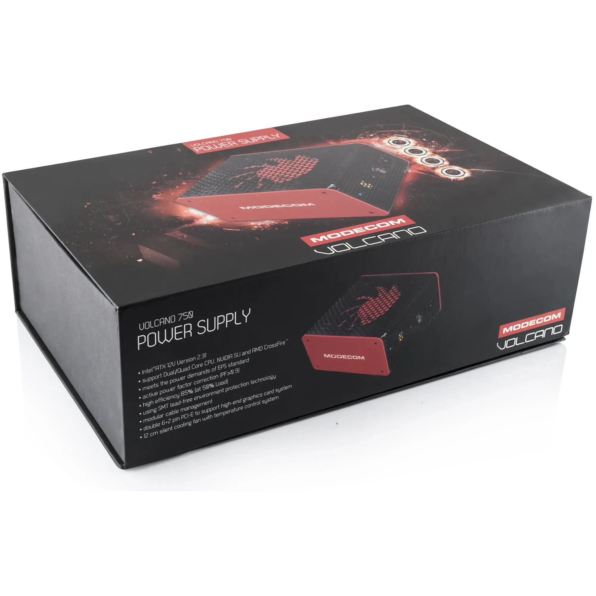Купить Блок питания Modecom Volcano 750W 80+ Bronze (ZAS-MC85-SM-750-ATX-VOLCA) - фото 7