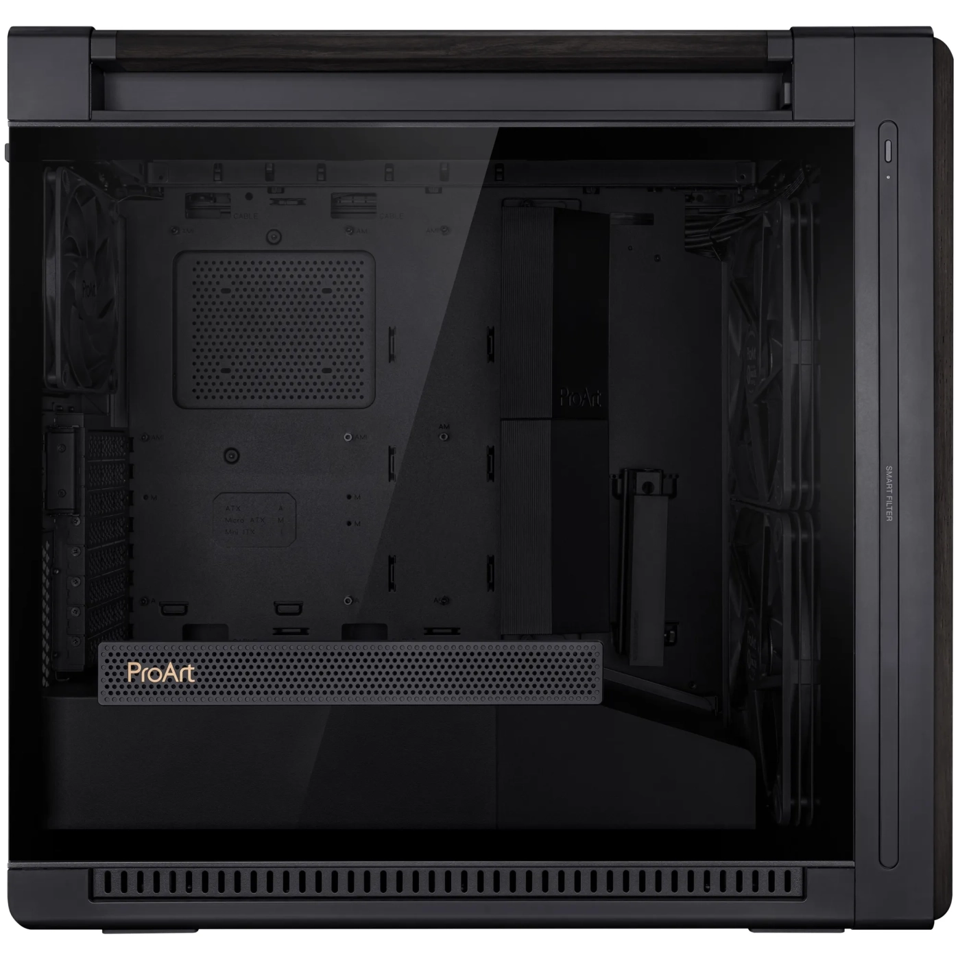 Купить Корпус ASUS PA602 ProArt Wood Edition - Tempered Glass Panel (90DC00J0-B09010) - фото 9