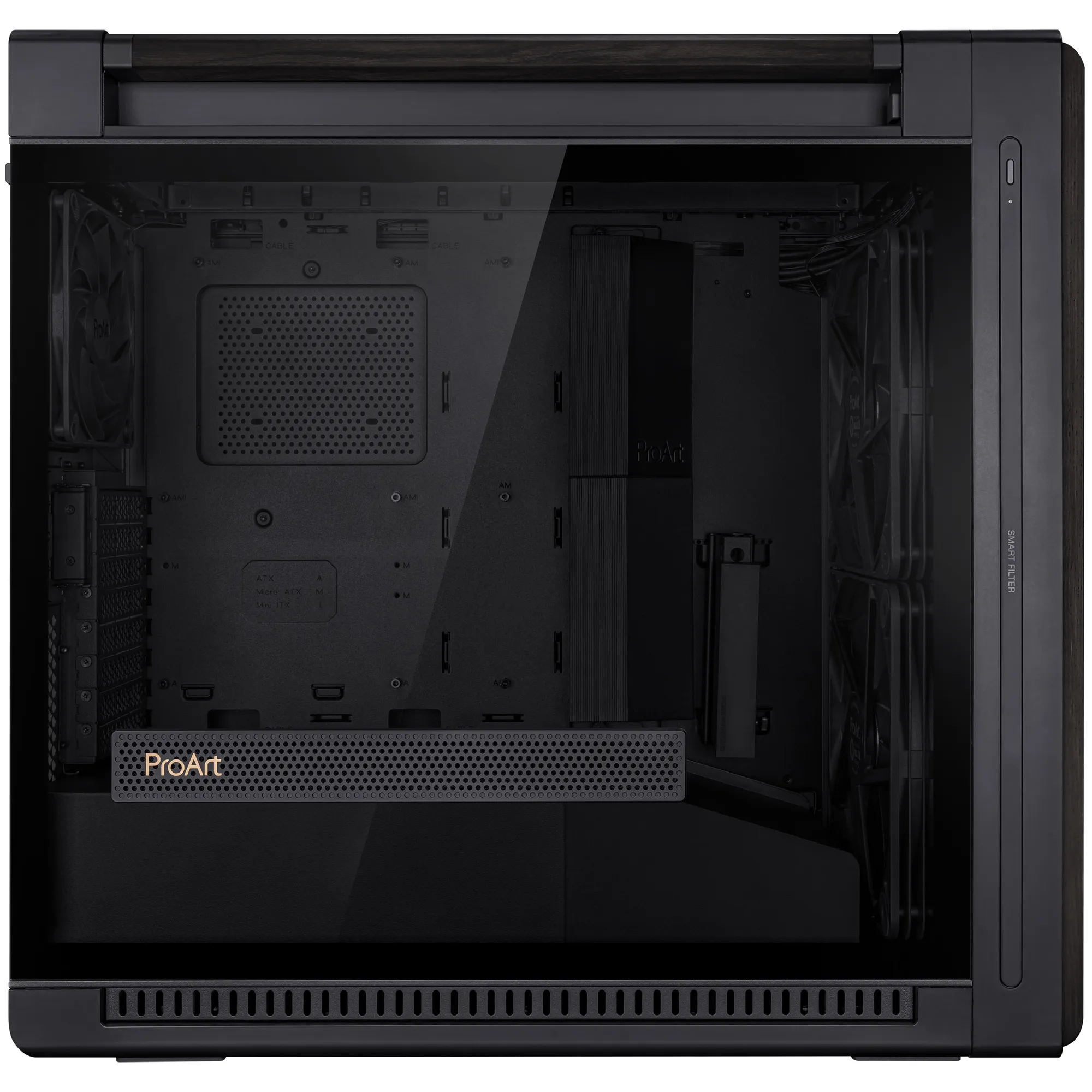 Купить Корпус ASUS PA602 ProArt Wood Edition - Tempered Glass Panel (90DC00J0-B09010) - фото 9