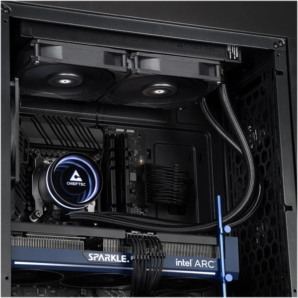 Купить Система водяного охлаждения Chieftec Iceberg 240 DARK (CLC-240-BLK) - фото 7