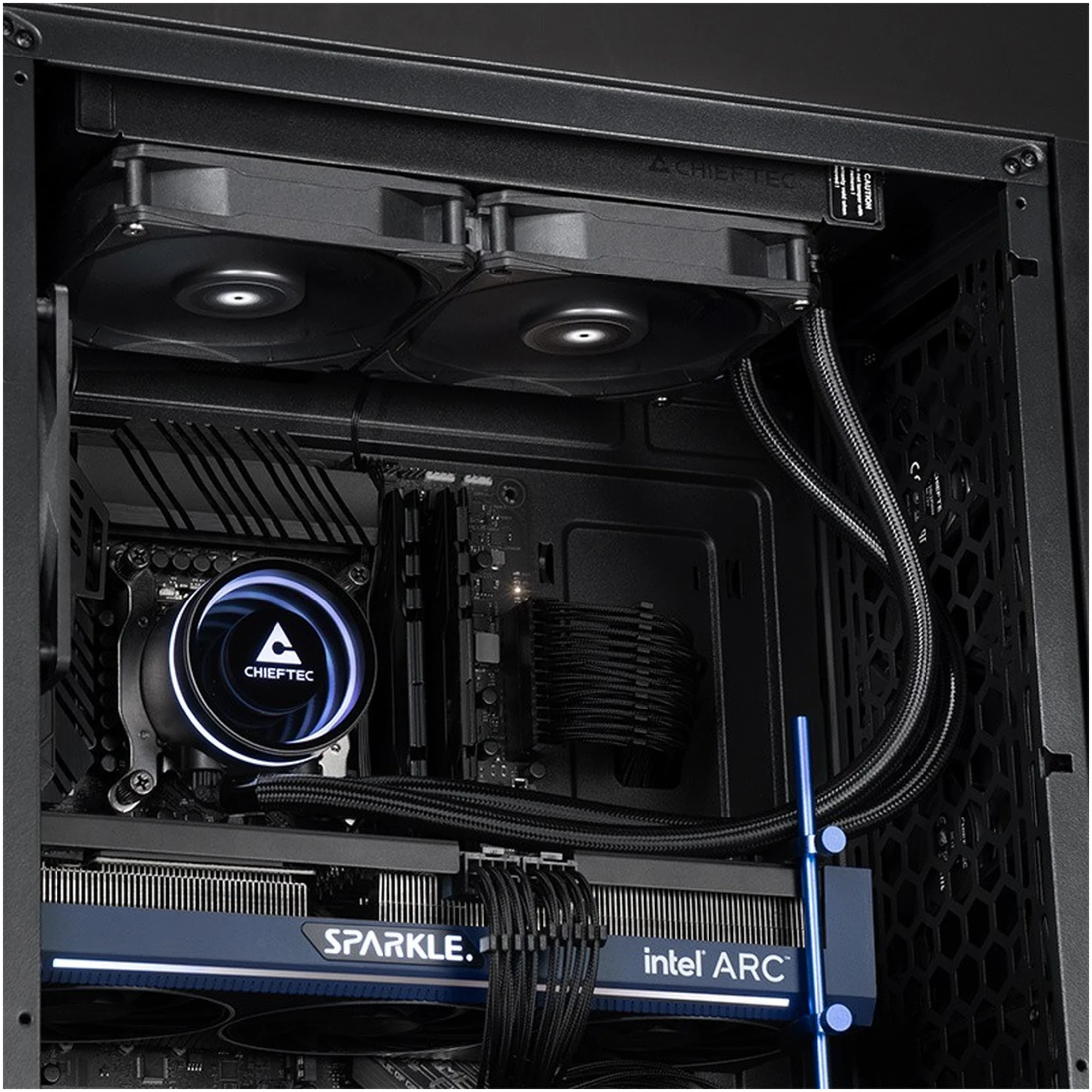 Купить Система водяного охлаждения Chieftec Iceberg 240 DARK (CLC-240-BLK) - фото 7