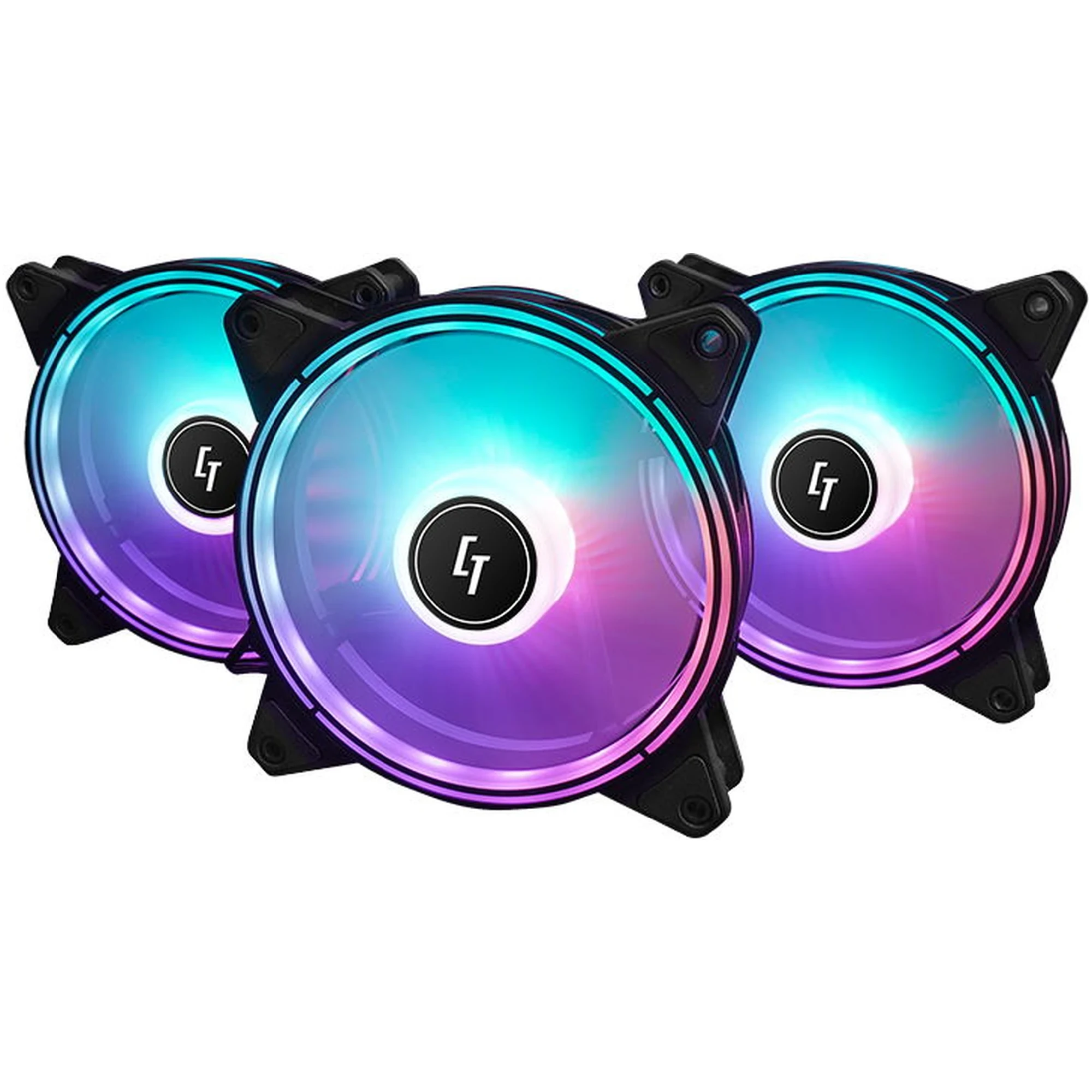 Купить Комплект вентиляторов Chieftec Nova NF-3012-RGB - фото 1