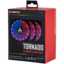 Купити Комплект вентиляторів Chieftec Tornado CF-3012-RGB - фото 7