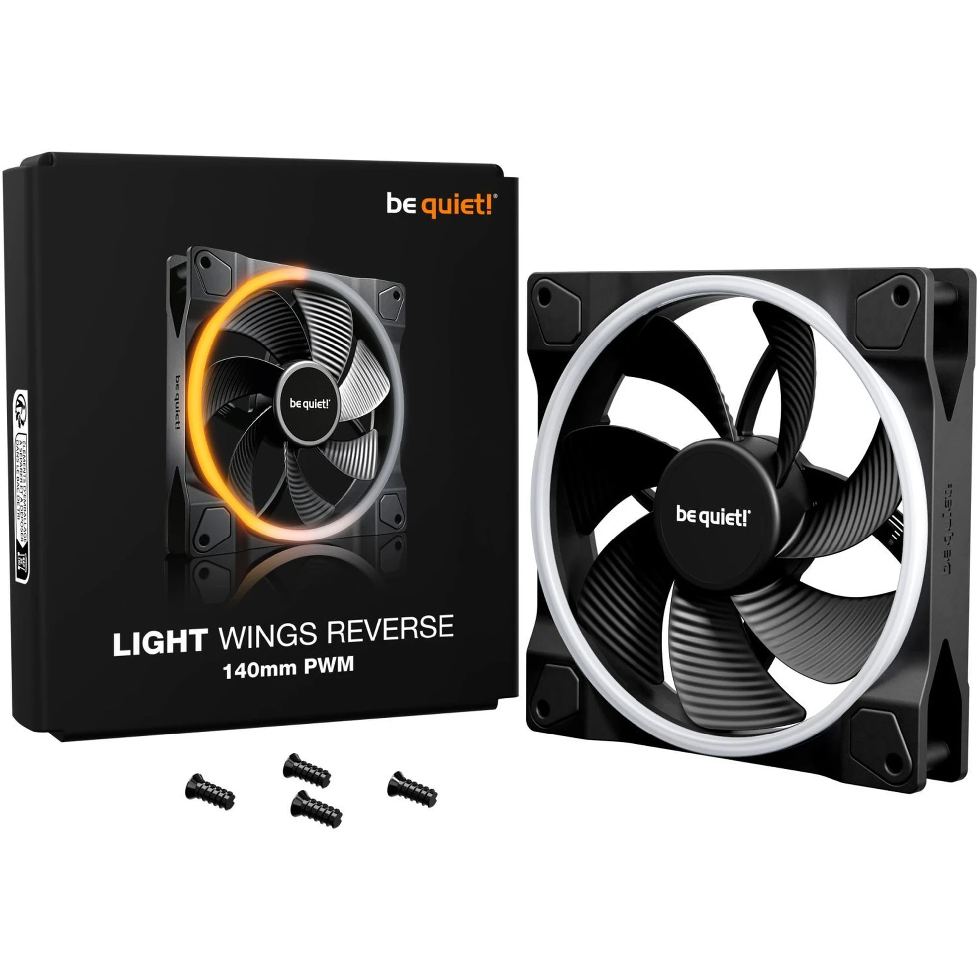 Купити Вентилятор be quiet! Light Wings 140mm PWM Reverse Black (BL134) - фото 5