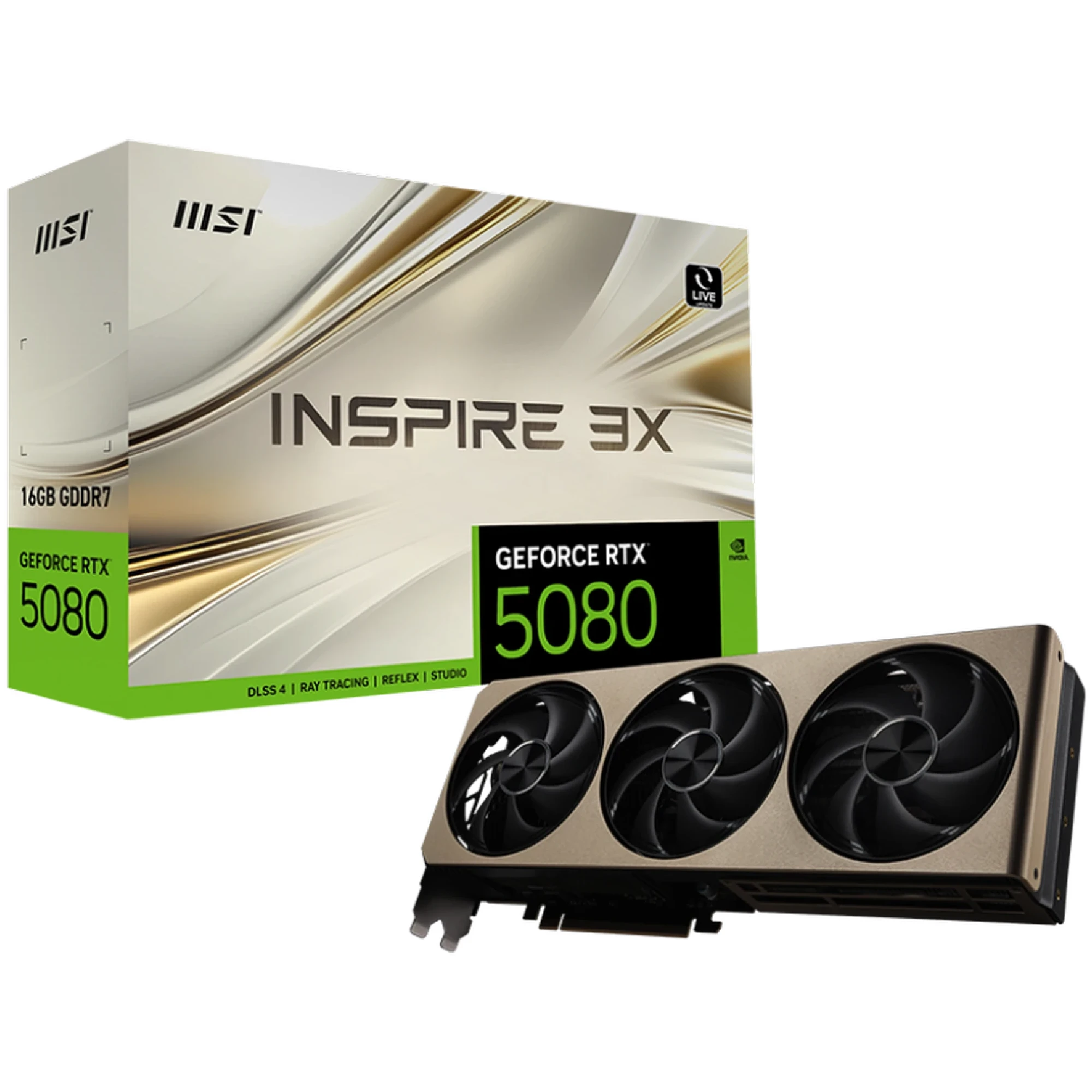 Купити Відеокарта MSI Nvidia GeForce RTX 5080 INSPIRE 3X 16GB (G5080-16I3) - фото 6
