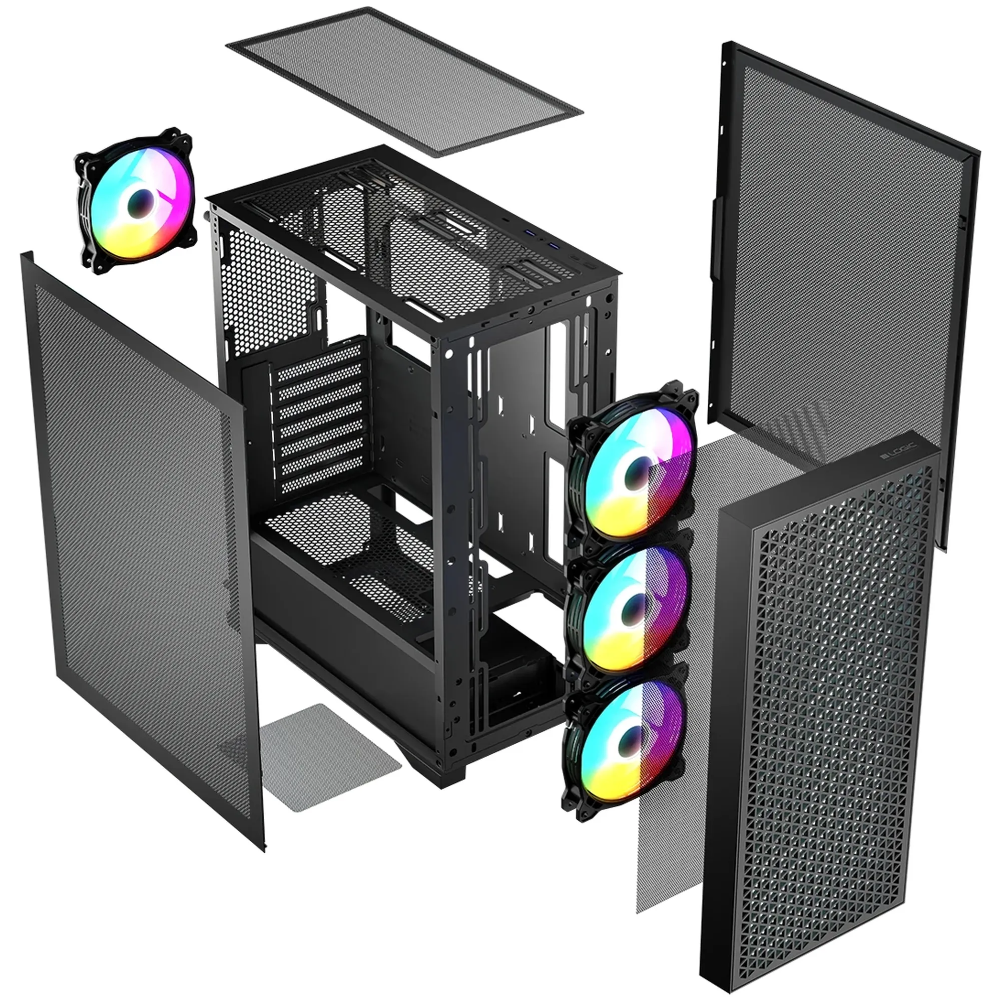 Купить Корпус Logic Concept Dart Pro ARGB Midi Black (AT-DART-PRO-ARGB-10) - фото 5