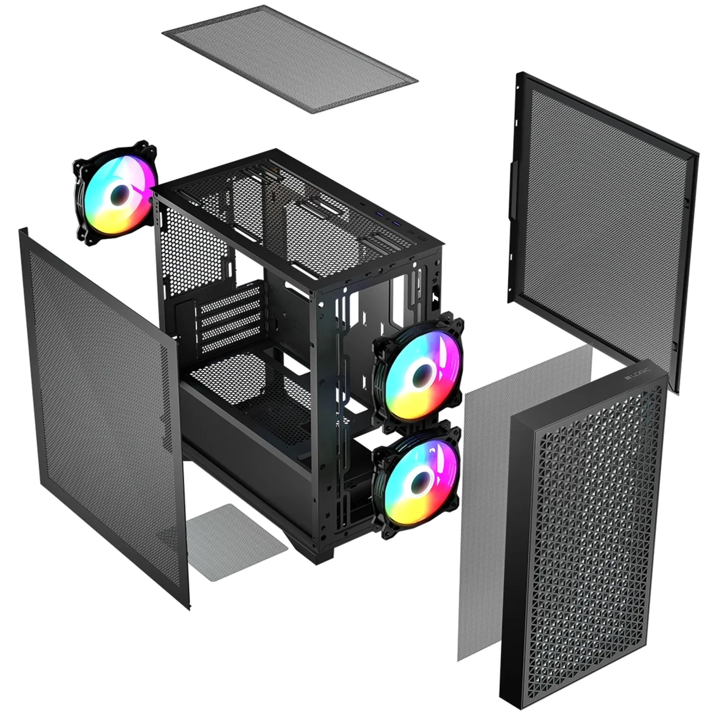 Купить Корпус Logic Concept Dart Pro ARGB Mini Black (AM-DART-PRO-ARGB-10) - фото 5