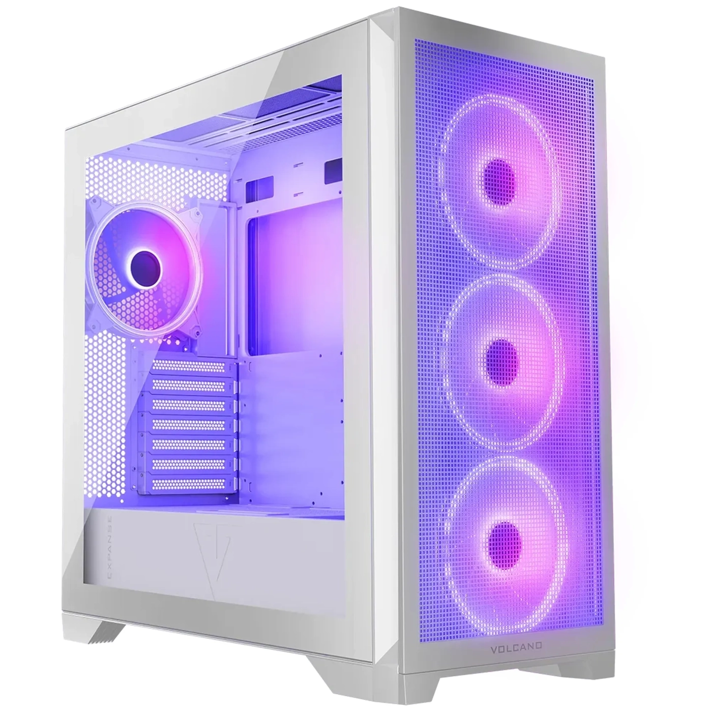 Купить Корпус Modecom Volcano Expanse S Apex ARGB Midi White (AT-EXPANSE-SG-20-000000) - фото 2