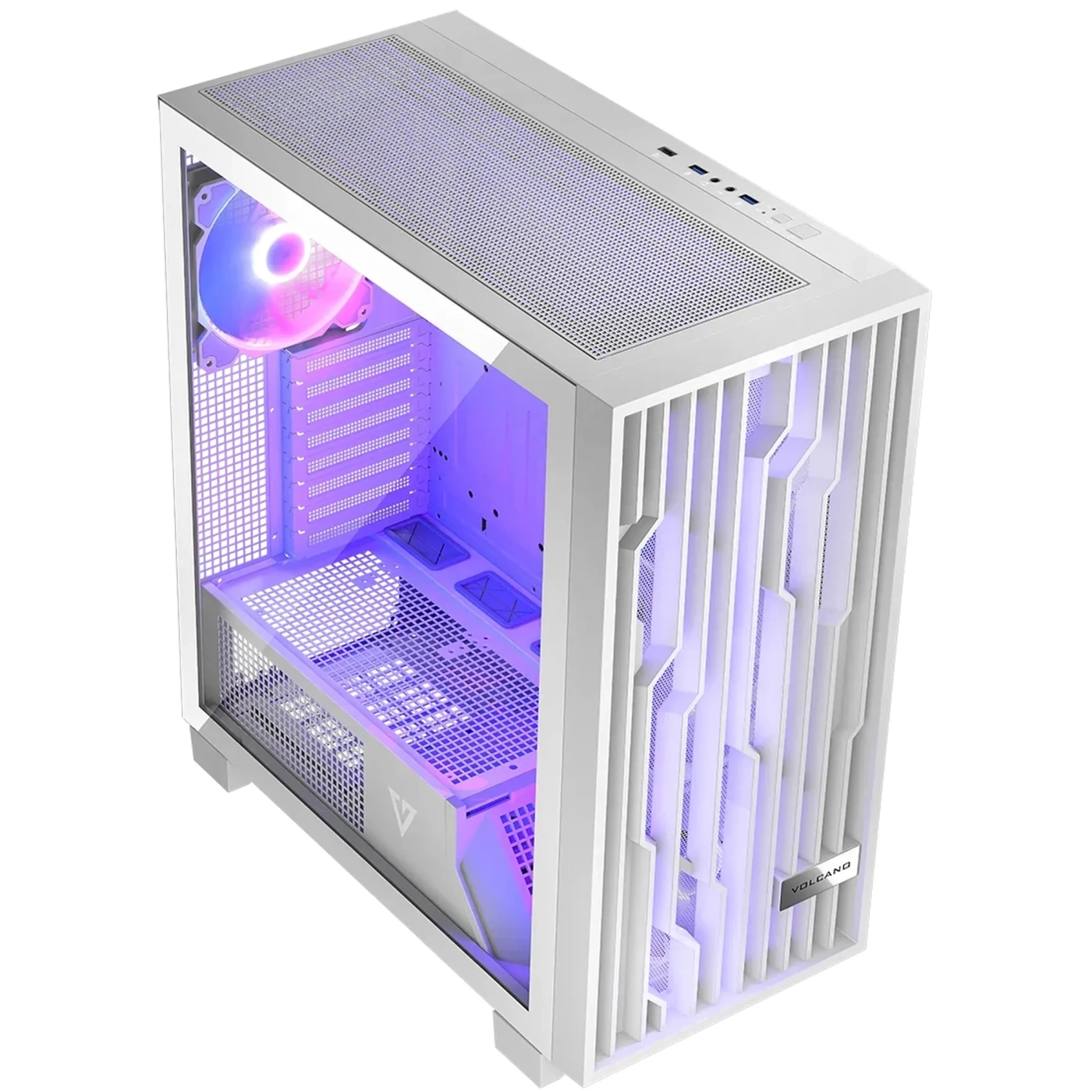 Купить Корпус Modecom Volcano Perun Apex ARGB Midi White (AT-PERUN-4F-ARGB-20-00000) - фото 4
