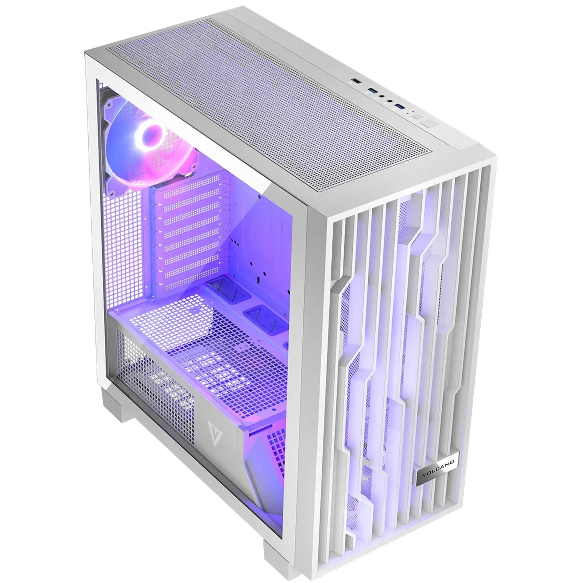 Купить Корпус Modecom Volcano Perun Apex ARGB Midi White (AT-PERUN-4F-ARGB-20-00000) - фото 4