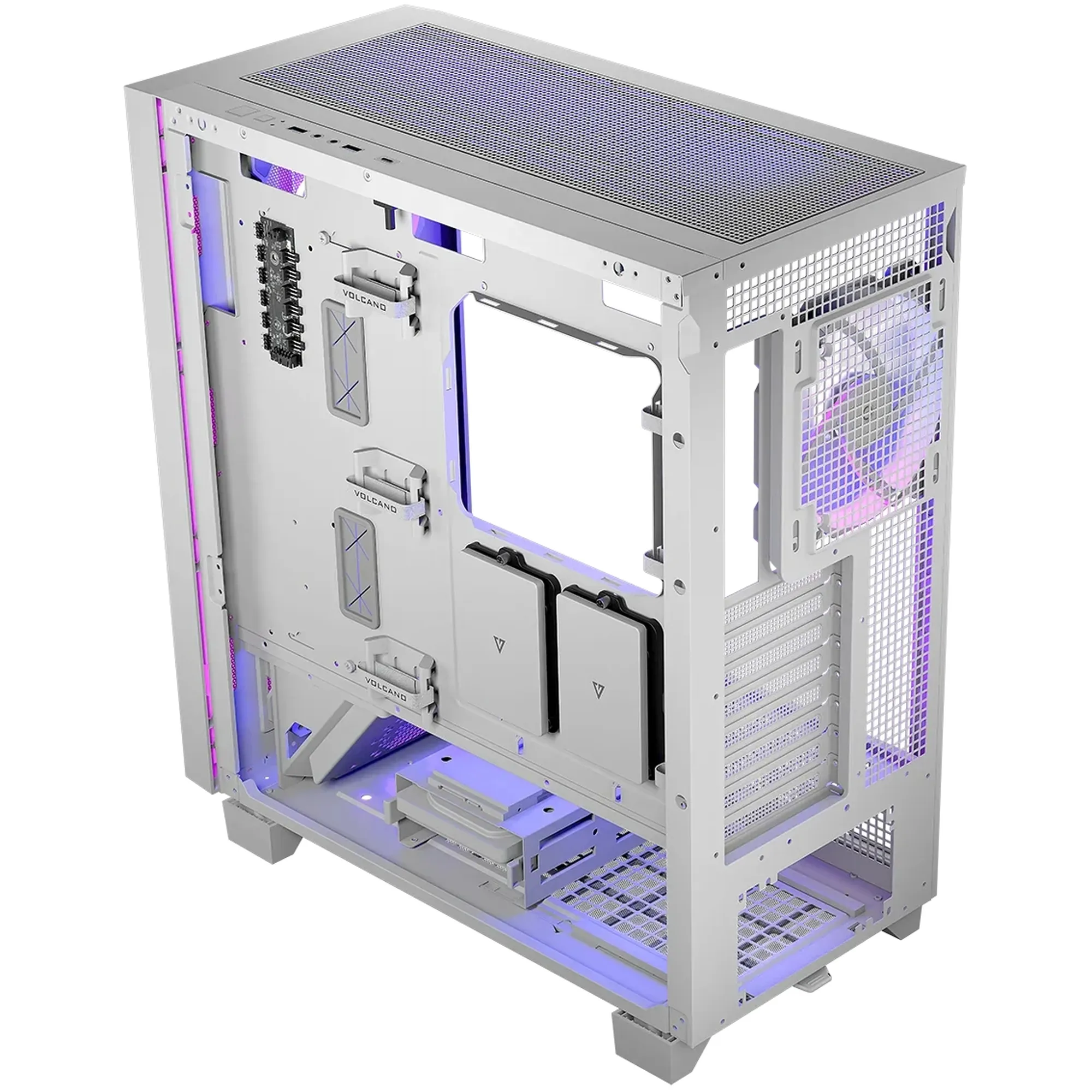 Купить Корпус Modecom Volcano Perun Apex ARGB Midi White (AT-PERUN-4F-ARGB-20-00000) - фото 7