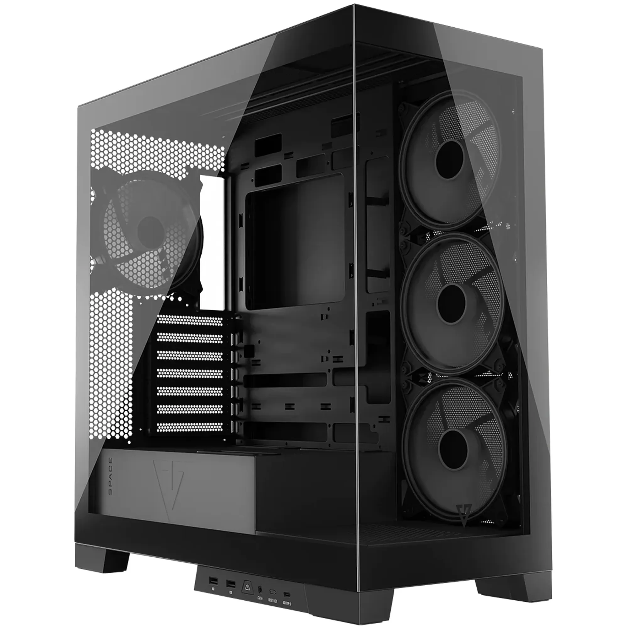 Купить Корпус Modecom Volcano Space Apex ARGB Midi Black (AT-SPACE-PG-10-000000-000) - фото 2