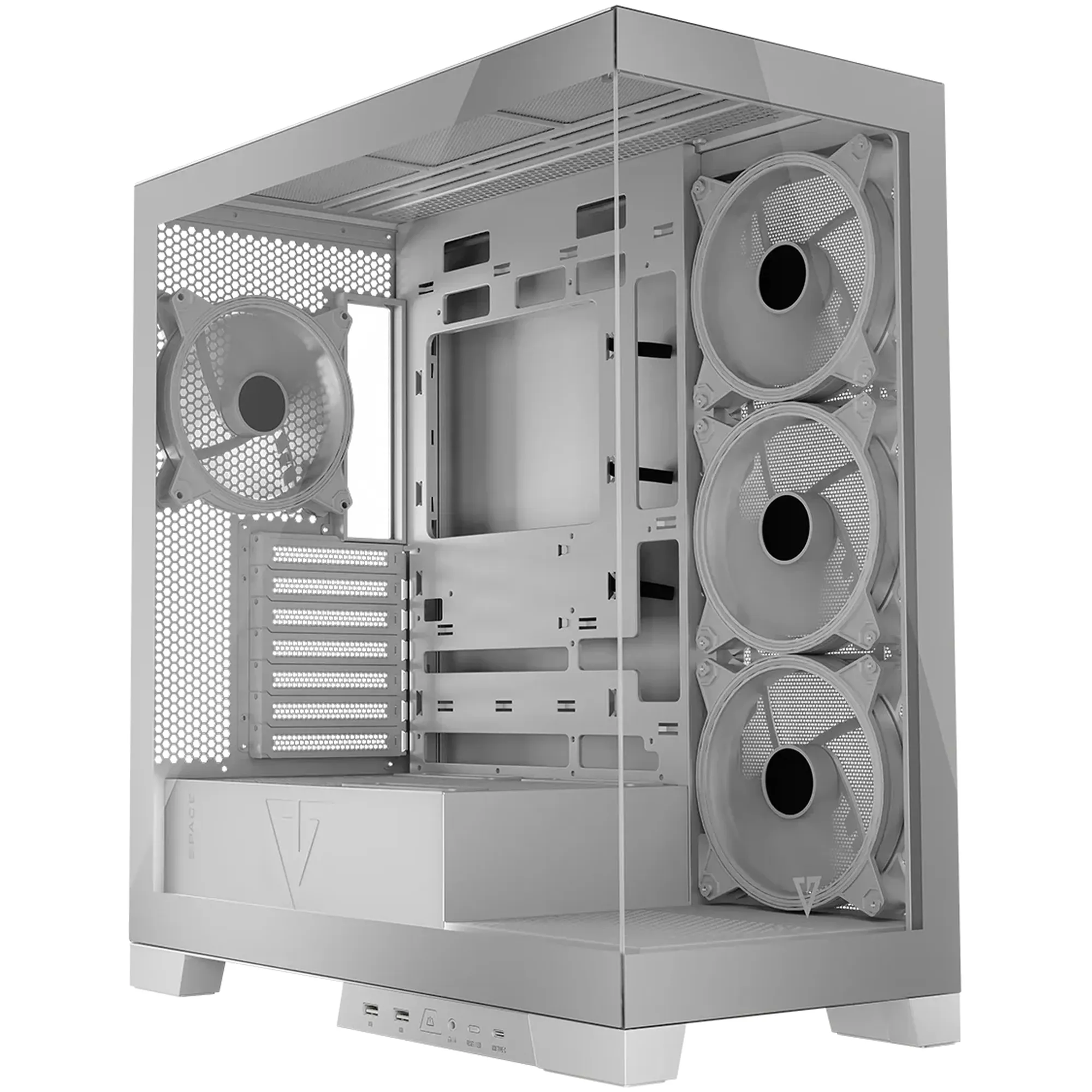 Купить Корпус Modecom Volcano Space Apex ARGB Midi White (AT-SPACE-PG-20-000000-000) - фото 2
