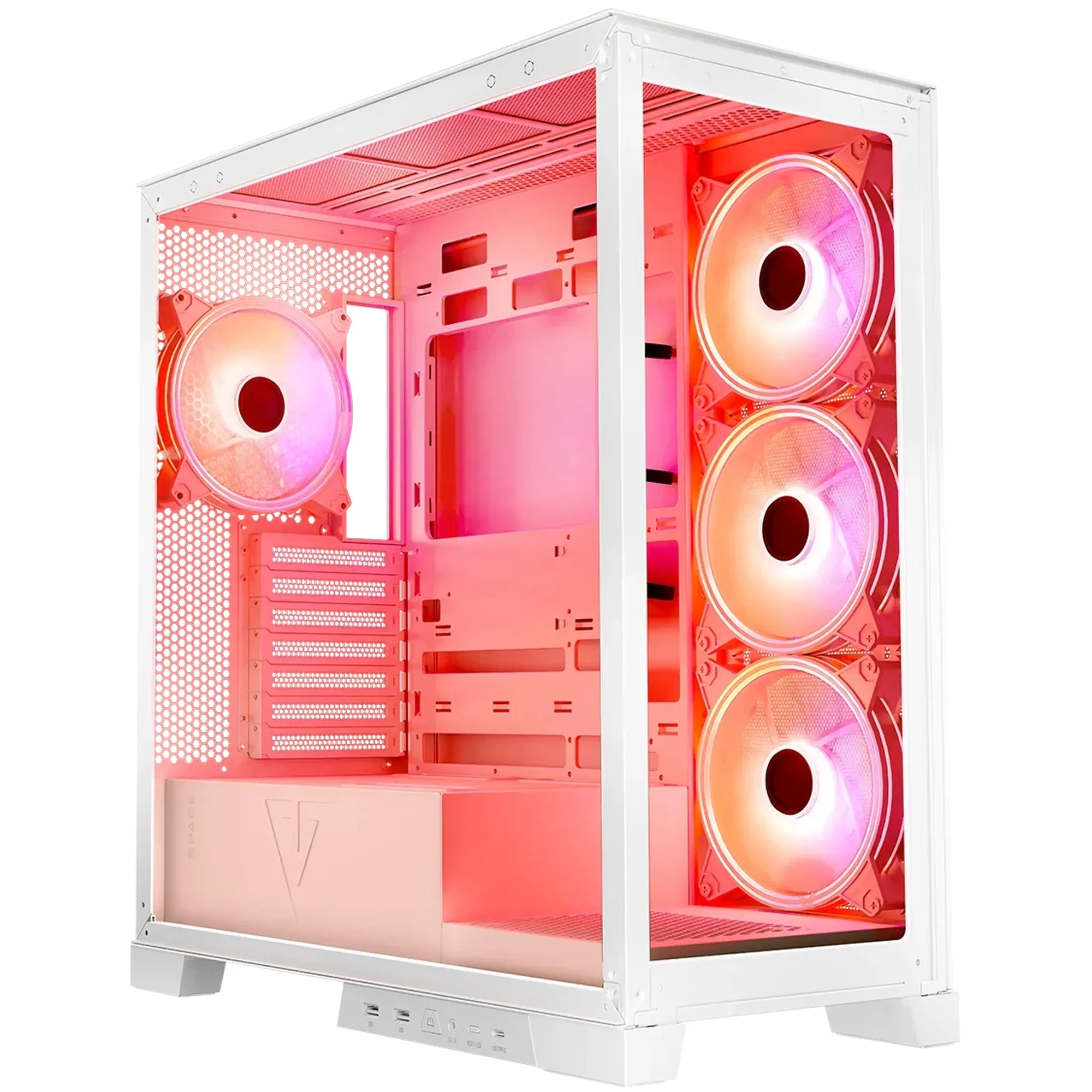 Купить Корпус Modecom Volcano Space Apex ARGB Midi White (AT-SPACE-PG-20-000000-000) - фото 3