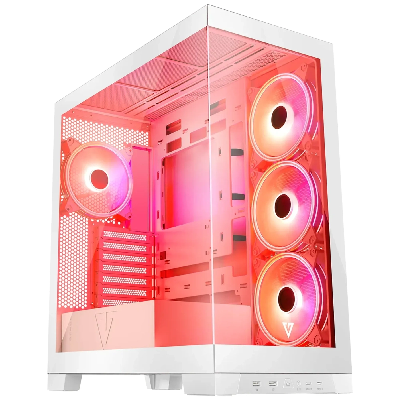 Купить Корпус Modecom Volcano Space Apex ARGB Midi White (AT-SPACE-PG-20-000000-000) - фото 4