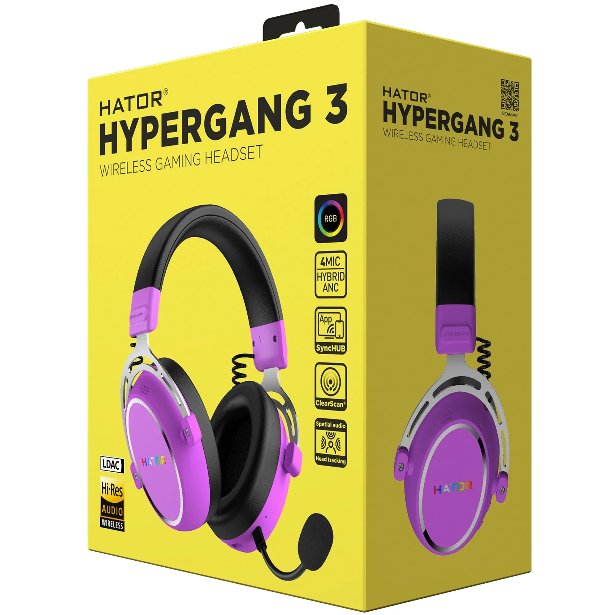 Купить Наушники Hator Hypergang 3 Wireless Cyber Violet (ESH52) - фото 6