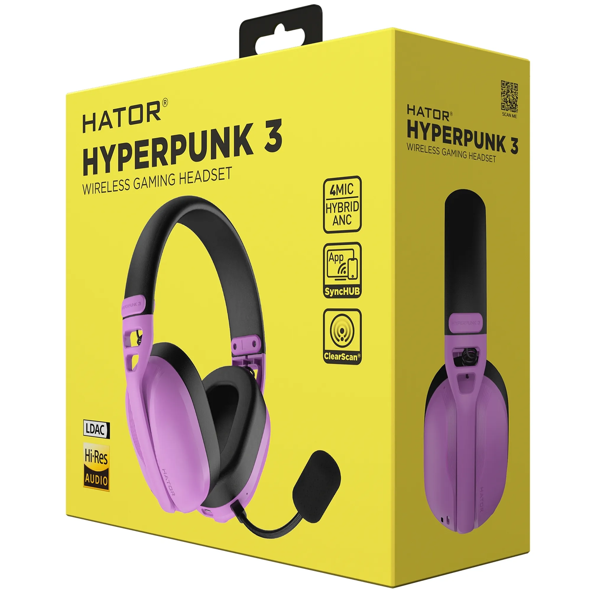 Купить Наушники Hator Hyperpunk 3 Wireless Cyber Violet (ESH19) - фото 6