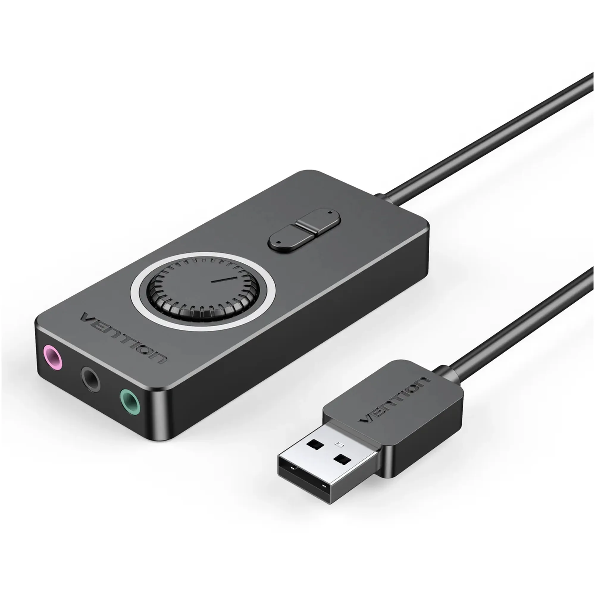 Купить Звуковая карта Vention External Stereo with Volume Control (CDRBB) - фото 1
