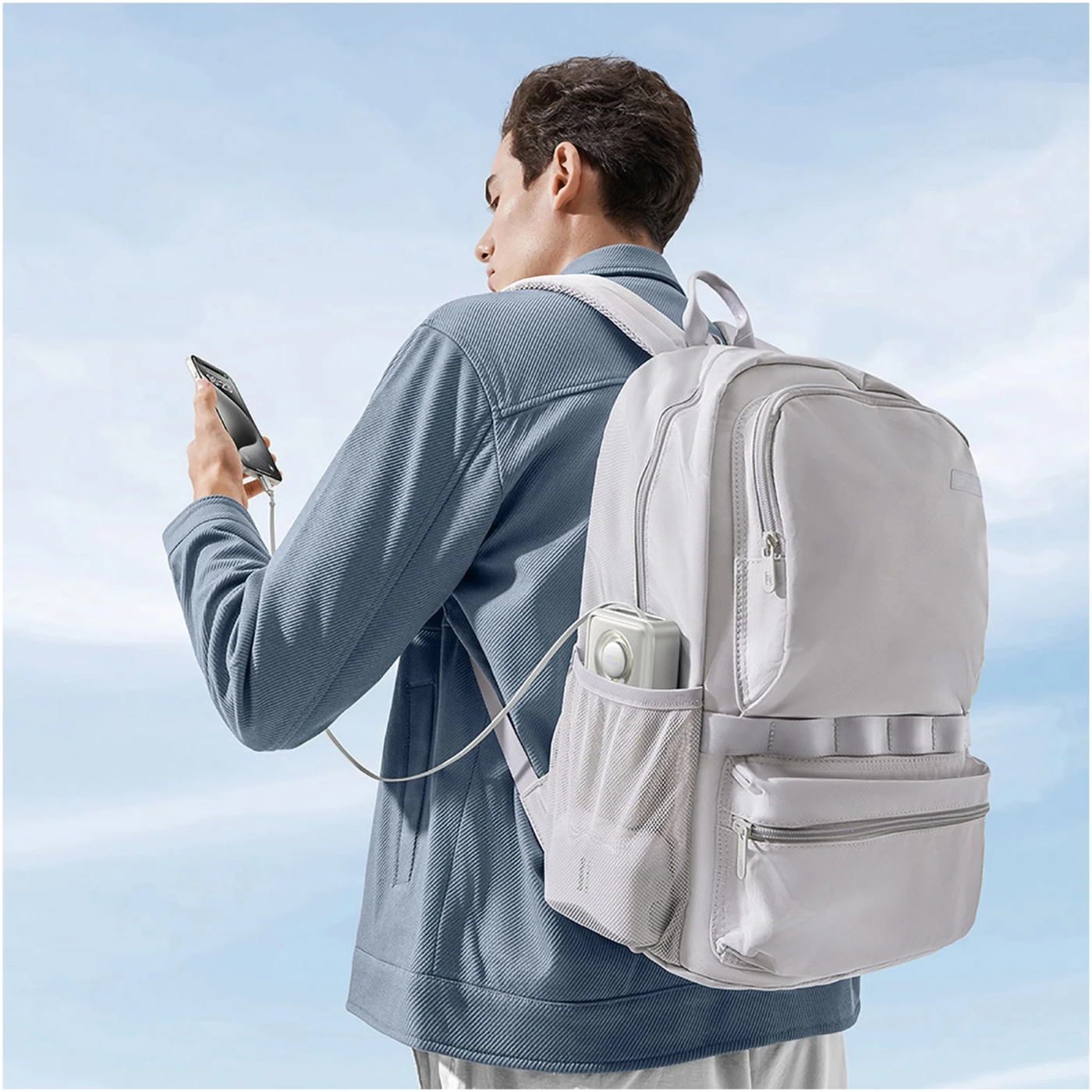 Купить Павербанк УМБ Baseus Free2Pull 20000mAh 65W Grey (P10073700843-00) - фото 8