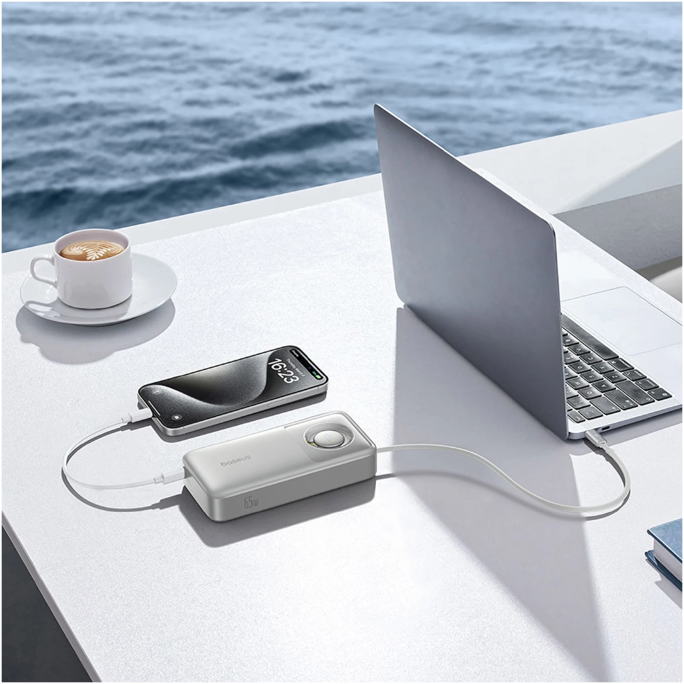 Купить Павербанк УМБ Baseus Free2Pull 20000mAh 65W Grey (P10073700843-00) - фото 9