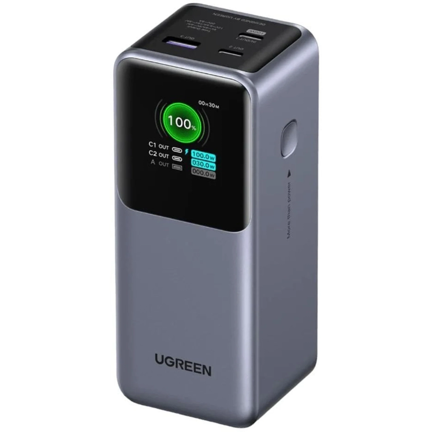 Купити Павербанк УМБ Ugreen PB721 20000mAh 130W Gray (35524B) - фото 1