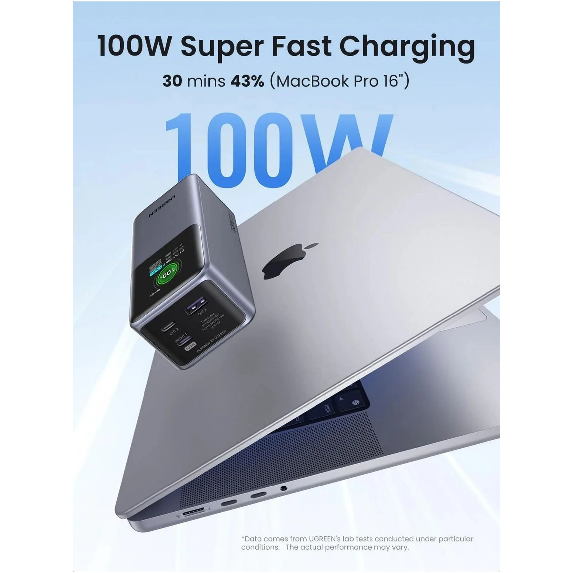Купити Павербанк УМБ Ugreen PB721 20000mAh 130W Gray (35524B) - фото 5