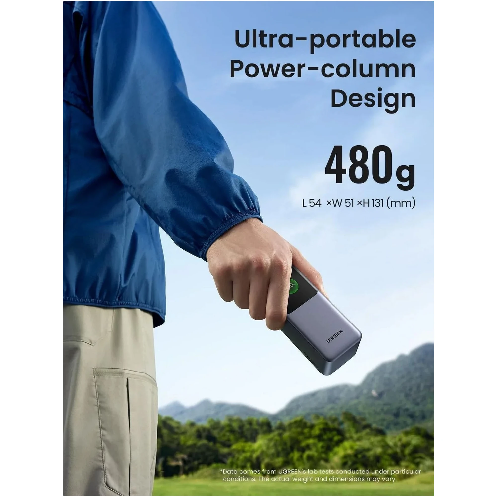 Купити Павербанк УМБ Ugreen PB721 20000mAh 130W Gray (35524B) - фото 6