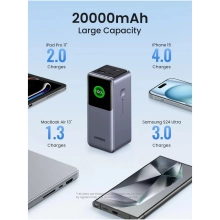Купити Павербанк УМБ Ugreen PB721 20000mAh 130W Gray (35524B) - фото 7