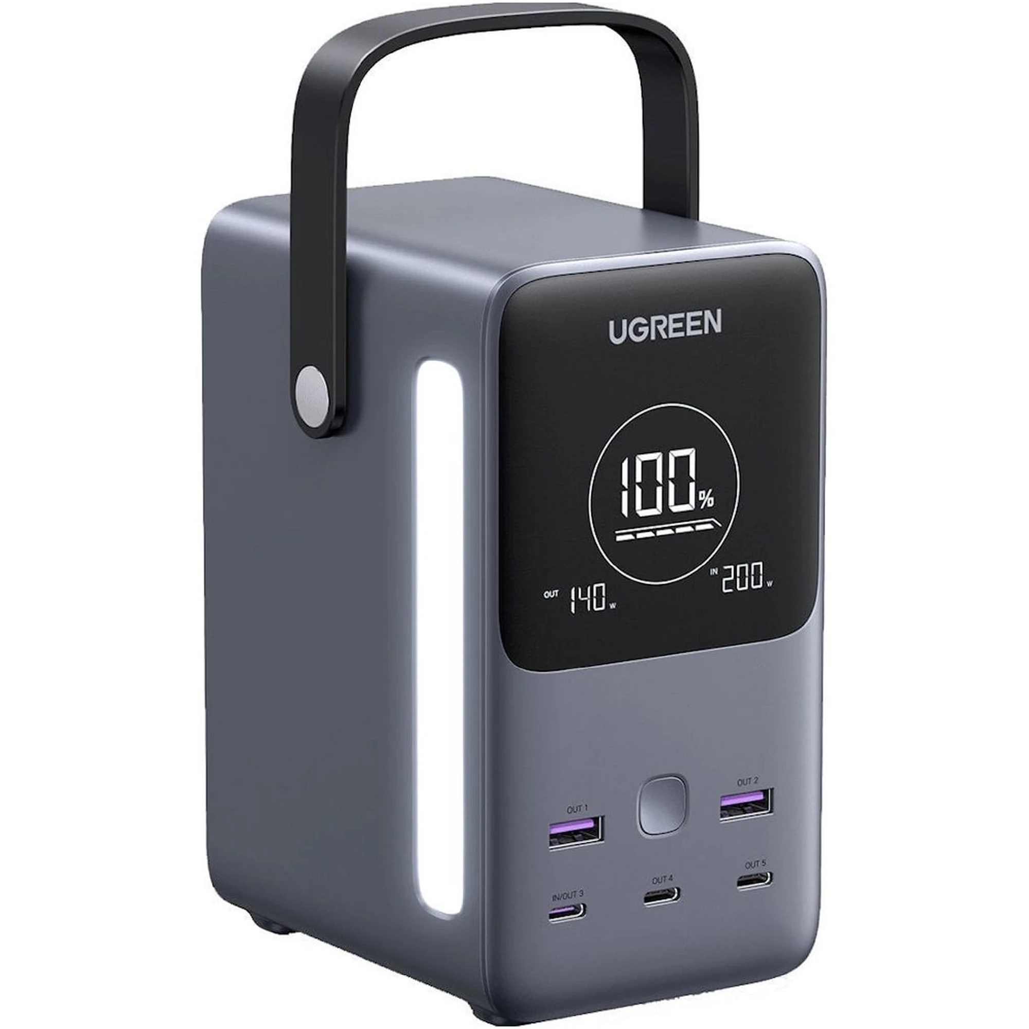 Купити Павербанк УМБ Ugreen PB770 48000mAh 300W Gray (25286) - фото 1
