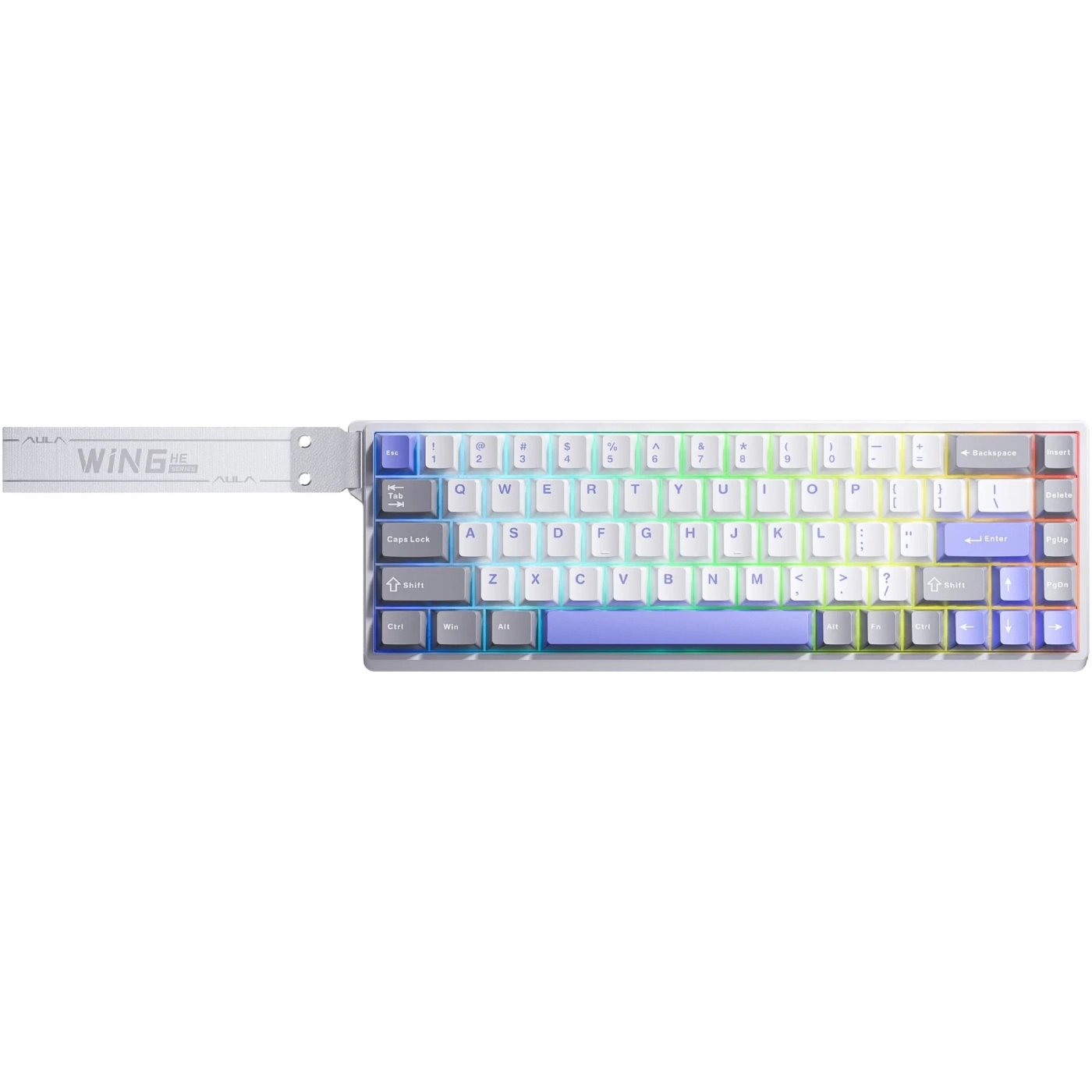 Купити Клавіатура Aula WIN68 HE Max Magnetic Switch Grey (6978080504081) - фото 1