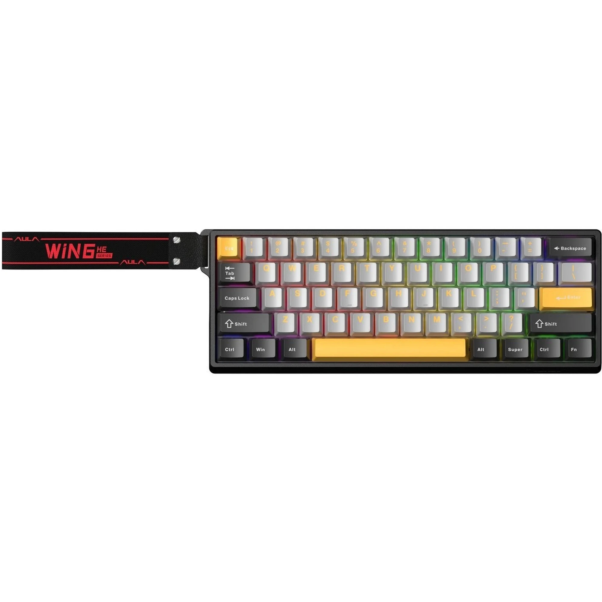 Купити Клавіатура Aula WIN60 HE Max Magnetic Switch Black (6978080504036) - фото 1