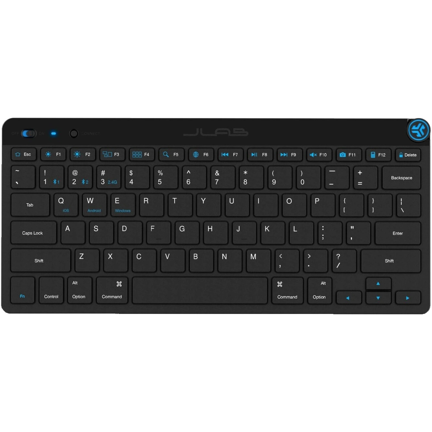 Купить Клавиатура Jlab GO Bluetooth/Wireless Black (IEUKGOKEYBRBLK4) - фото 1