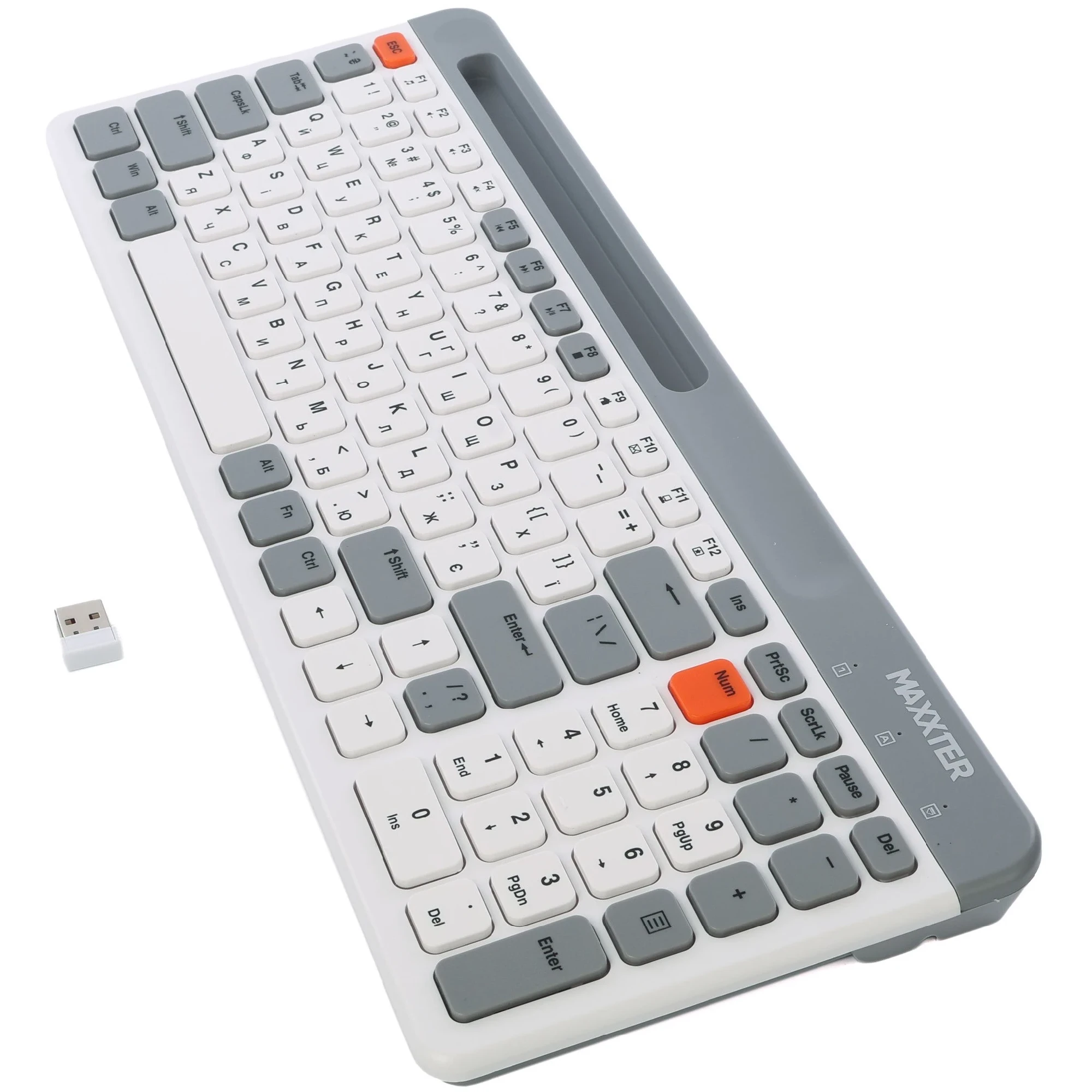 Купить Клавиатура Maxxter KBW-02G-UA - фото 4