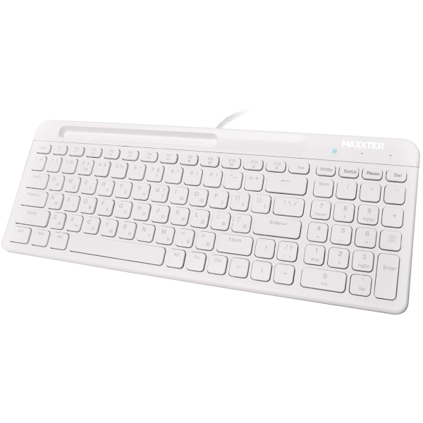 Купить Клавиатура Maxxter KB-01W-UA White - фото 2