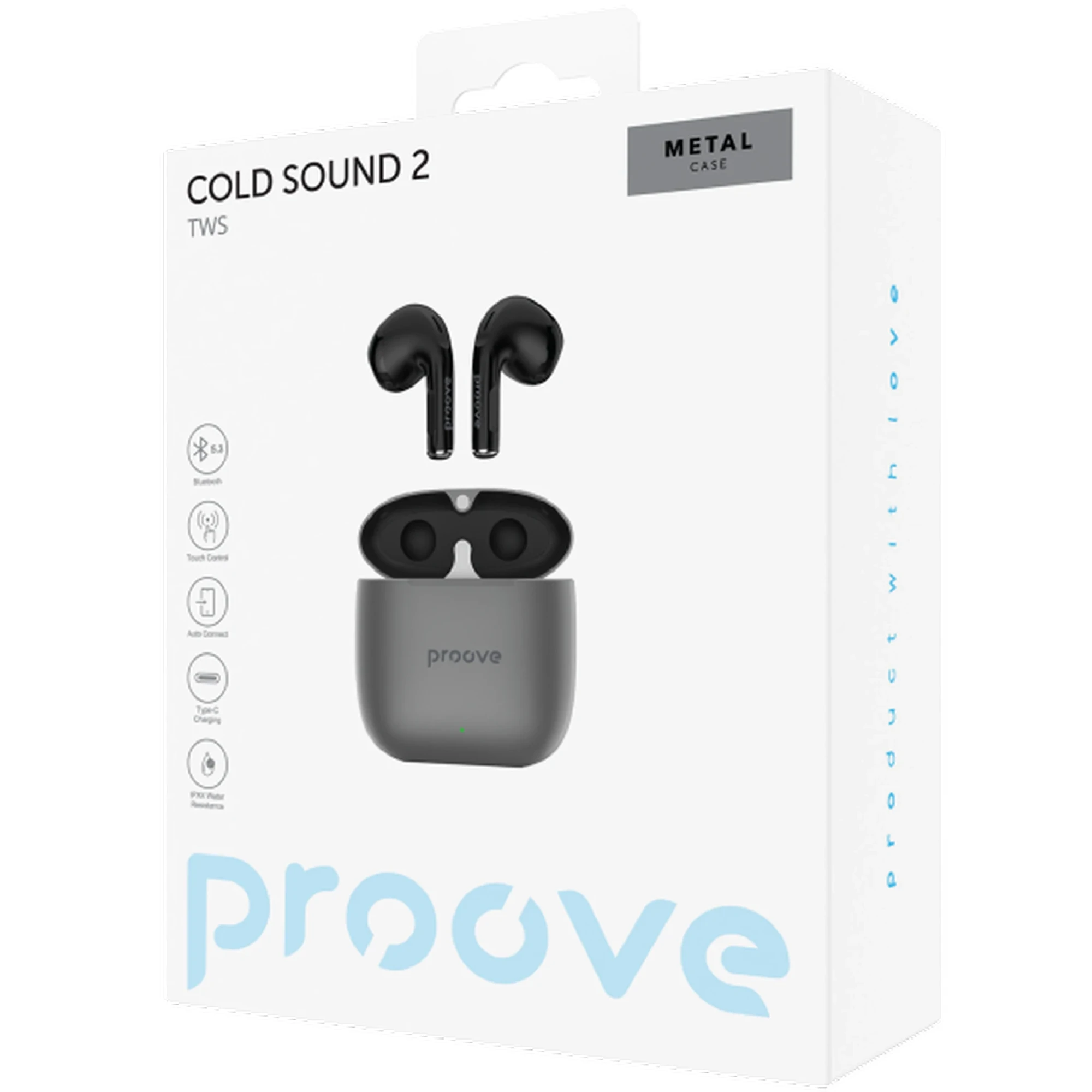 Купити Навушники Proove Cold Sound 2 TWS gray/black (557560096 / TWCS20010003) - фото 3