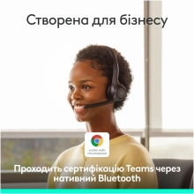 Купити Навушники Logitech Zone 305 for Business Bluetooth Black (981-001458) - фото 6