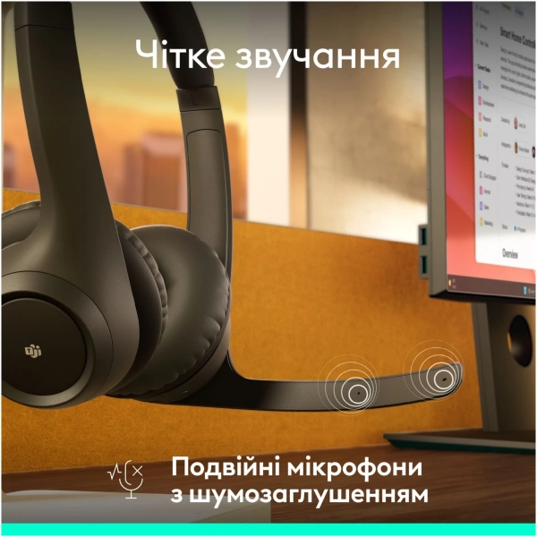 Купити Навушники Logitech Zone 305 for Business Bluetooth Black (981-001458) - фото 7