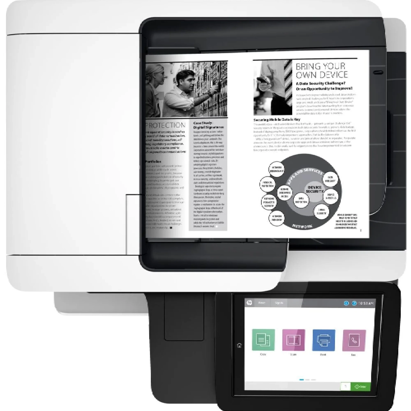 Купить МФУ А4 HP LJ Enterprise M528dn (1PV64A) - фото 5