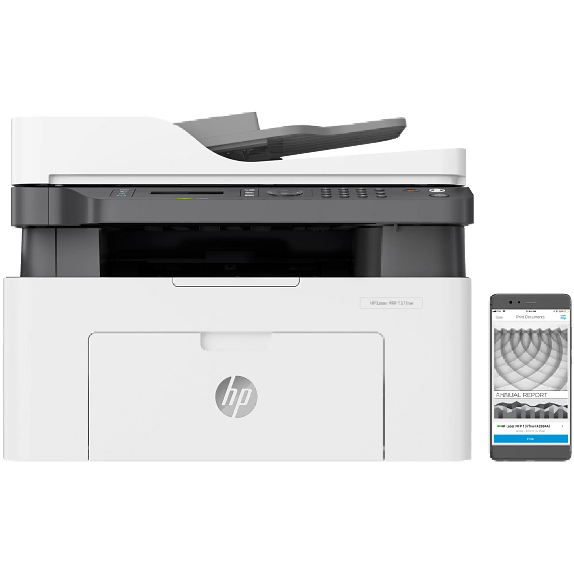 Купить МФУ HP Laser 137fnw з Wi-Fi (4ZB84A) - фото 4