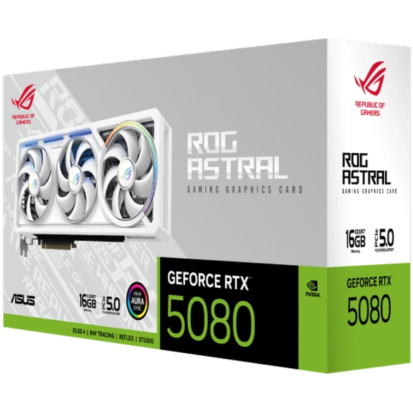 Купить Видеокарта ASUS Nvidia GeForce RTX 5080 ROG Astral White (ROG-ASTRAL-RTX5080-16G-WHITE) - фото 9